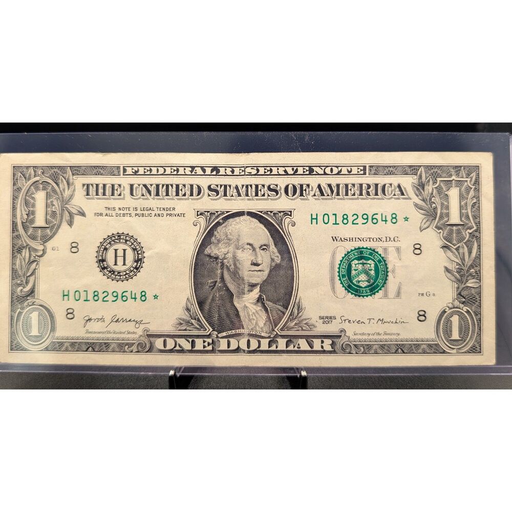 2017 $1 Star Note – St. Louis Federal Reserve – Collector Replacement Bill